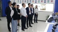 廣州市公共交通集團副總經理林殿盛一行蒞臨瑞立科密考察交流